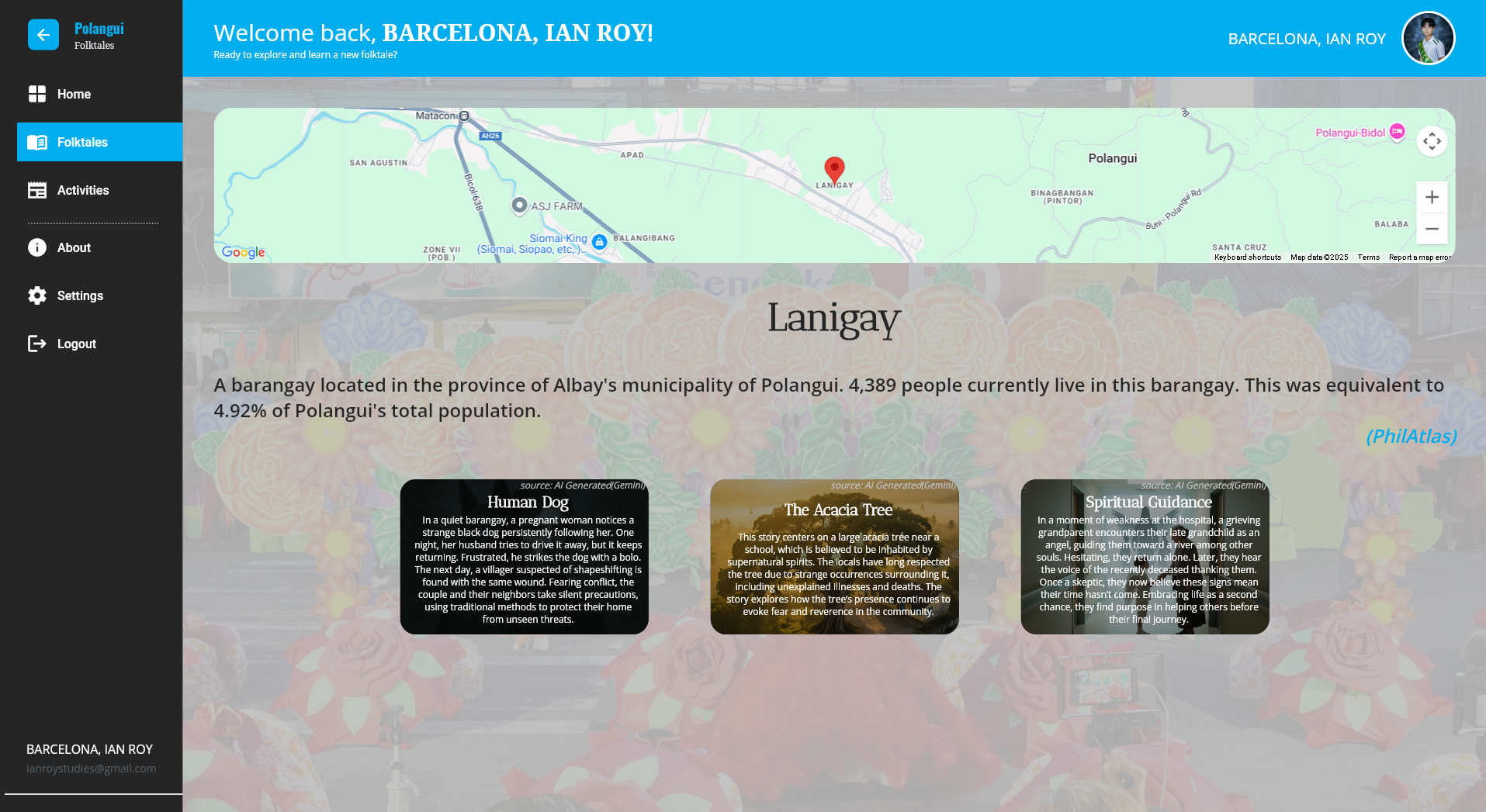 Screenshot of Once Upon Polangui